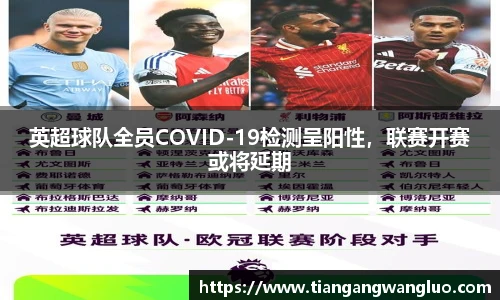英超球队全员COVID-19检测呈阳性，联赛开赛或将延期