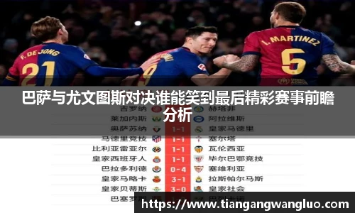 巴萨与尤文图斯对决谁能笑到最后精彩赛事前瞻分析